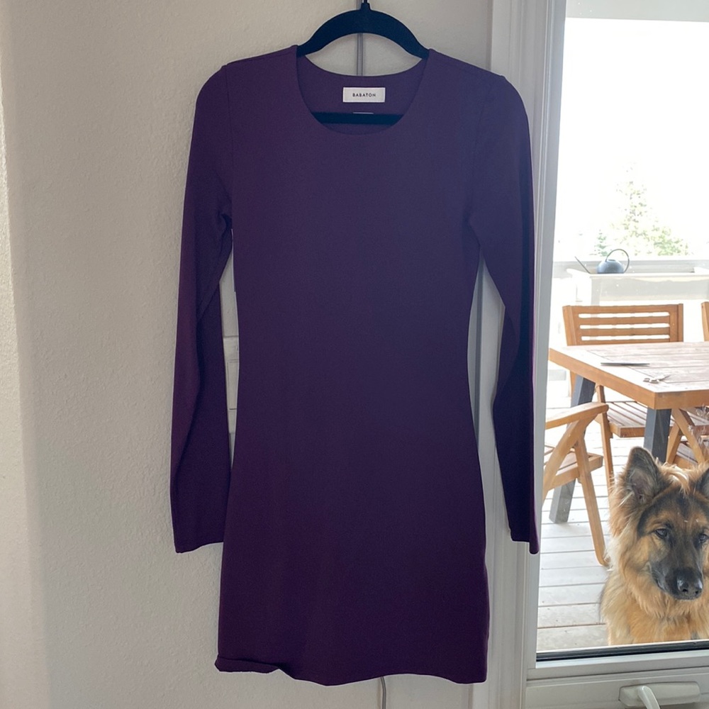Aritzia Babaton purple dress